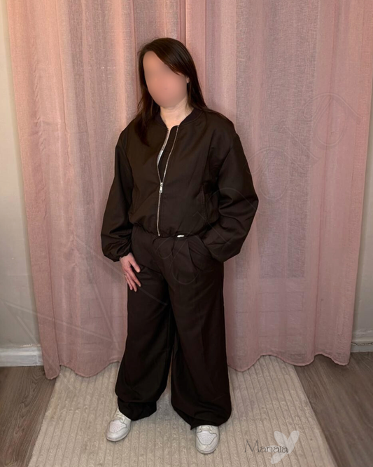 Ensemble veste choco